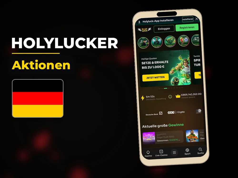 Holylucker - Aktionen