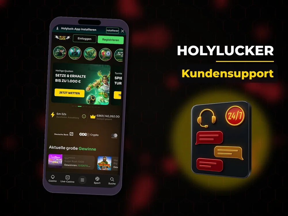 Holylucker - Kundensupport