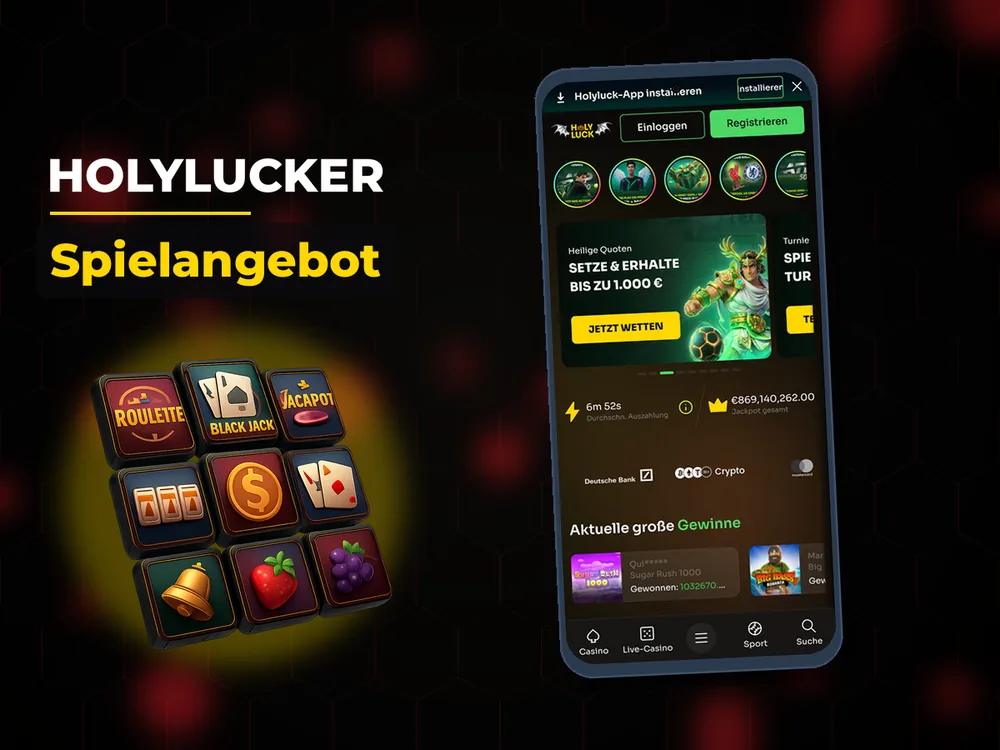 Holylucker - Spielangebot
