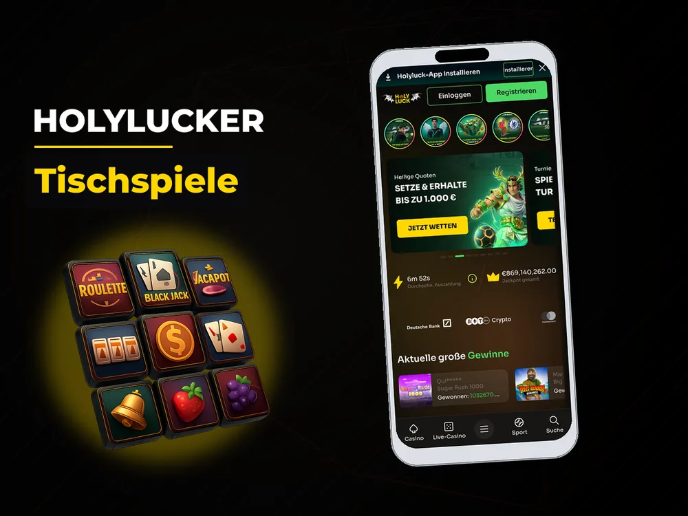 Holylucker - Tischspiele
