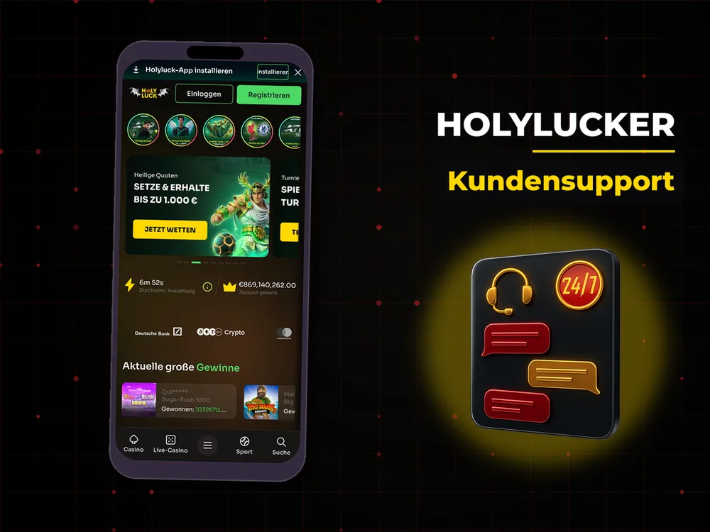 Holylucker - Kundensupport